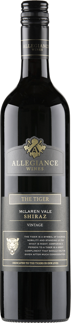 Allegiance Wines The Tiger McLaren Vale Shiraz 2016